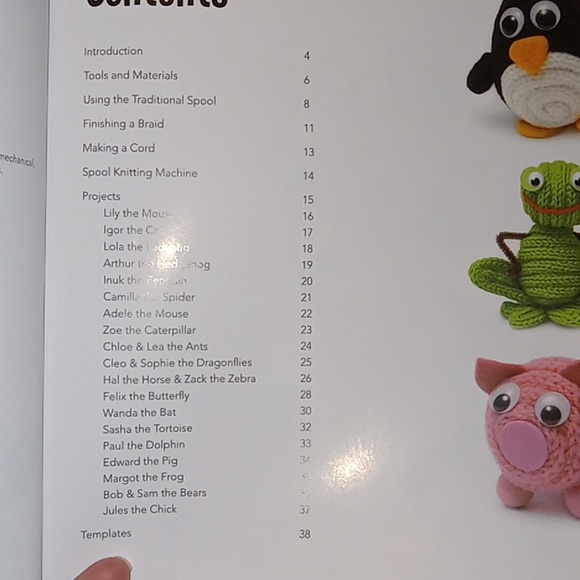 Spool Knit Animals book - Picture 3 of 3